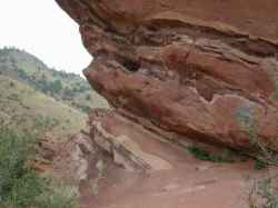 Closeup of the geology structure