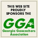 Proud Member of the GGA -- Georgia Geocachers Association